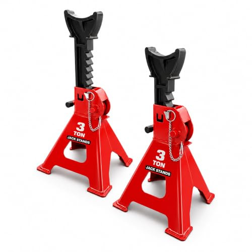 Cavalletti di supporto per auto, piattaforma di sollevamento per auto, cavalletto sollevatore per auto regolabile in altezza, rampa di accesso, cric per auto, portata 3 t, in ghisa, cavalletti di