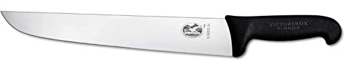 Victorinox, coltello da macellaio Fibrox, nero, lunghezza: 28 cm, 5.5203.28