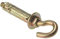 ForgeFix Masonry Anchors - Hook Bolts | M6 | Zinc Yellow Passivated | Bag 10
