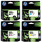 HP 951XL / 950XL Tintenpatronen mit hoher Reichweite (Cyan, Magenta, Gelb, Schwarz) 4er-Pack - Original Tinte für gestochen scharfe, lebendige Drucke