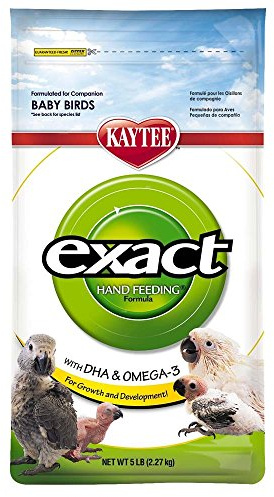 Kaytee exact hand feeding formula for parrots and conures, 5 Lb