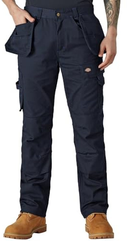 Dickies - Trousers for Men, Redhawk Pro Pants, Regular Fit, Navy Blue, 36W
