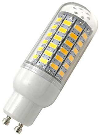 Aoxdi 1 Stück GU10 10W LED Energiespar Mais Leuchtmittel Birnen, Warmweiß,