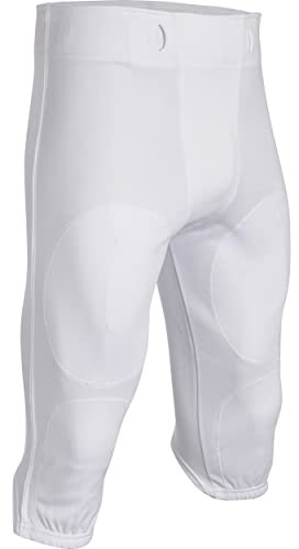 CHAMPRO TOUCHBACK Football Practice Pant; L; White; Youth