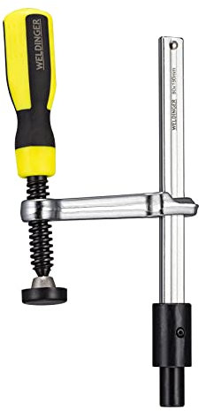 WELDINGER Schweißtisch Schraubzwinge pro 80x150 mm System 16 Zweikomponentengriff