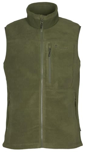 Pinewood Fleece Weste für Herren. Zum Wandern, Trekking, Jagd, Hundesport und vielen Outdooraktivitäten (Grün, XL)