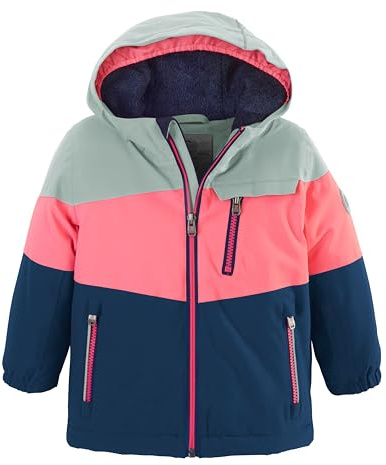 Killtec firstinstinct by killtec Enfants Veste de ski/veste fonctionnelle avec capuche et pare-neige FISW 3 MNS SKI JCKT, steel mint, 110, 38914-000