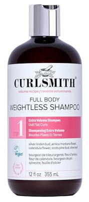 Curlsmith - Full Body Weightless Cleanser, Volumizing Shampoo for Wavy, Curly or Coily Hair, Vegan (355ml/12fl oz)