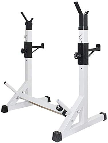 GLJTUO Sit-Up-Hantelbank, Fitnessstudio, Hantelbank, Press-Squat-Rack – Funktions-Hantelbank, Kommerzielle Intelligente Teleskopbank, Squat-Rack, Langhantel-Rack, Hantelbank