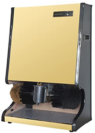 Cireuse à Chaussures Verticale, cireuse à Chaussures à Induction Automatique avec Combinaison Shh, kit de Nettoyage de Chaussures en Cuir, pour Un Nettoyage Facile et Un Faible Bruit (Couleur : Style