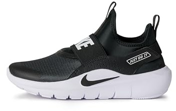Nike Big Kid's Flex Runner 4 Running Shoe, Black/Black-White, 6.5Y