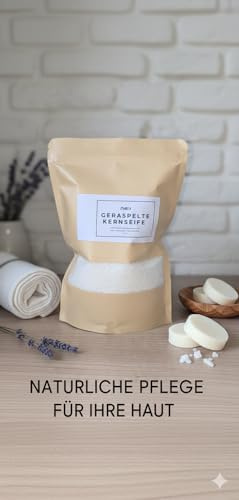 Sapone grattugiato – naturale e biodegradabile | Versatile per la casa, la cura del corpo e i cosmetici fai da te | 500 g