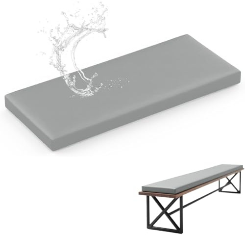 WLXFF Lavable Cojines para Banco, Impermeable Colchoneta Banco Jardin, Antideslizante Cojin Banco Interior, para Muebles Patio Exterior, Interior,No13,140X25X3CM