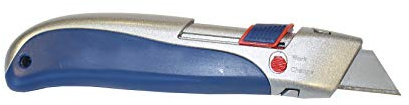 Portwest KN40BLU Cutter di Sicurezza Retrattile, Blu