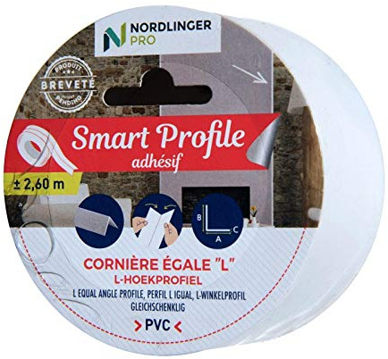 NORDLINGER PRO Smart Profile - Cornière égale - l 1,5 x h 1,5 cm