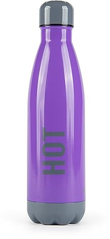 Excelsa Hot/Cold Bottiglia Termica, 50 Cl., Lilla, Acciao INOX