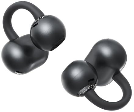 QCY Crossky C50 Auriculares Abiertos,Auriculares Inalámbricos Bluetooth 6.0 con Clip,Cancelación de Ruido en Llamadas por IA y 4 micrófonos,35H Reproducción,Audifonos Deportivos IPX5 Impermeables