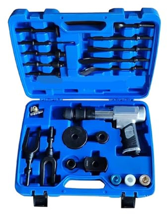 Air Hammer Chisel Pneumatics Ball Joint Removal Tool Set Multifunctional Air Pneumatic Hammer Precise and Powerful(Model B)