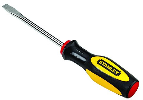 Stanley 60-004 Standard Fluted Standard Slotted Tip Screwdriver, 1/4 Inch X 4 Inch