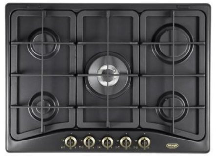 De'Longhi ANF 57 PRO Plateau de cuisson encastré 70 cm, commandes avant, noir