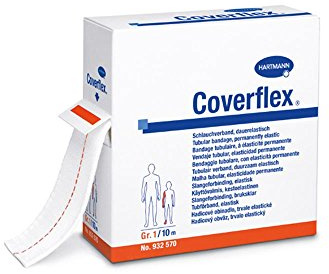 Coverflex fast Gr. 4; 10,75 cm x 10 m, 1 Rolle, Schlauchverband, Feuchtverband