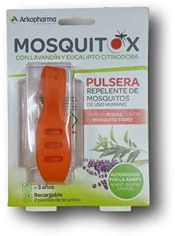 MOSQUITOX PULSERA CLIK-CLAK C/PAST REPELENTES 2 PASTILLAS