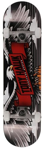 Tony Hawk SS 180 Complete Longboard, Adults Unisex, Black/Red (Multicoloured), One Size