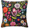 Mexpekil Fundas de cojín bordadas con flores bordadas, fundas de cojín decorativas para sofá, jardín, exterior, funda de cojín de 50 x 50 cm