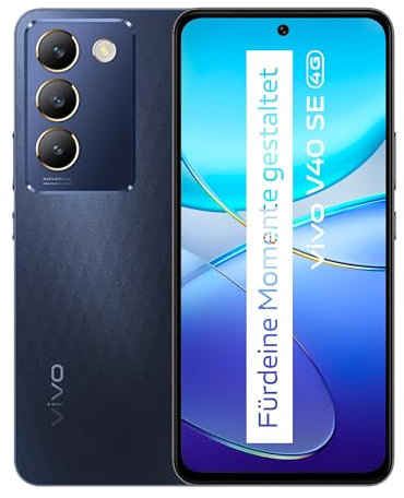 vivo V40 SE 4G Smartphone, 8GB + 256GB Android-Handy, 6,67 Zoll 120Hz AMOLED Bildschirm, 50MP Hauptkamera + 2MP Bokeh Kamera, 8MP Frontkamera, 80W FlashCharge, Dual SIM Handy