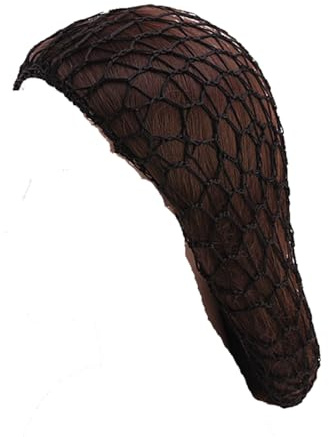 AMateschitz 2 pièces Maille filetée en crochet pour cheveux en dentelle pour femmes, filet à cheveux, filet à cheveux en tricot, bonnet de nuit, bonnet de sommeil, bonnet en crochet, bleu marine
