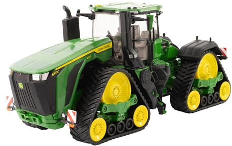 Britains John Deere Tracteur 9RX 830, Collection Prestige, Échelle 1:32, Réplique Métal Moulé, Intérieur Détaillé, Chenilles Orientables, Edition Collectionneur, dès 14 Ans