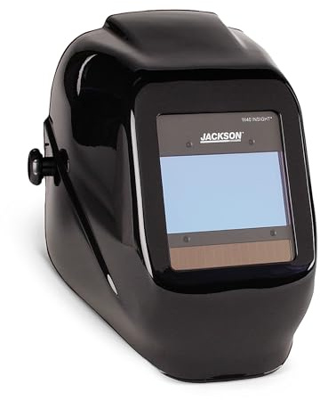 Jackson Safety Insight ADF Welding Helmet - Ultra Lightweight, Auto Darkening Welding Hood with HLX Shell Design - ANSI Z87.1 & CSA Z94.3
