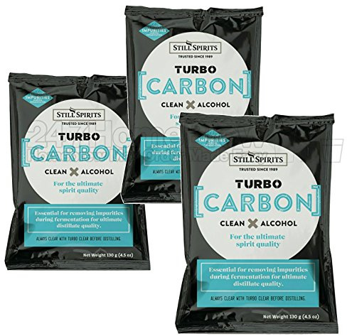 3x Still Spirits Turbo Carbon 140g Liquid Charcoal