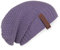 KNIT FACTORY - Coco Mütze - Strickmütze für Damen und Herren - Slouch Beanie - Wintermütze mit Wolle - Hochwertige Qualität - Violett