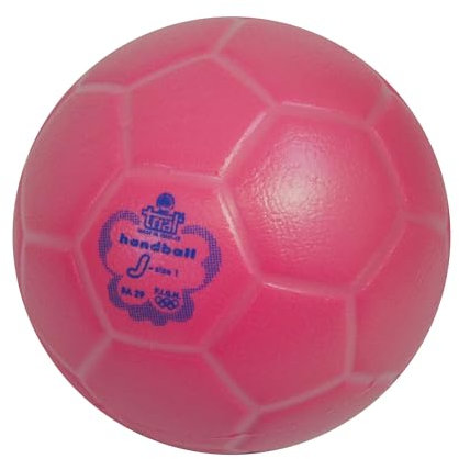 Trial Handball Super Soft | Soft-Handball | Weiches Material, IHF-Zertifizierung | Indoor-Training | Gummi | Miniball | Pink