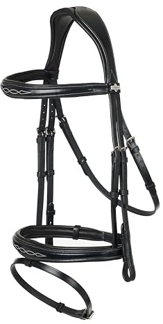 LeMieux Competition Flash Bridle - Black Full
