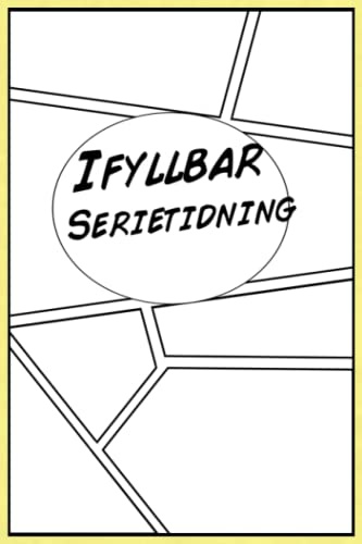 Tom ifyllbar Serietidning: Rita din egen serietidning