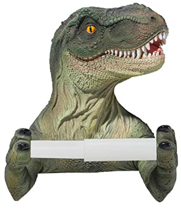 Dubbulon Papel higiénico para Montaje en Pared - Porta Papel higiénico Dinosaurio Rack | Dispensador Toallas Papel para baño, Cocina, Hotel, organización