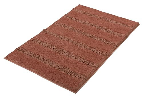 Kleine Wolke Badteppich, Polyester, Terracotta, 70x120cm
