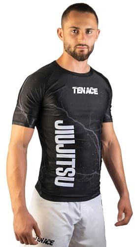 Tenace Camiseta Compresión Jiu Jitsu - Entrenamiento MMA, BJJ, Grappling Rashguard…