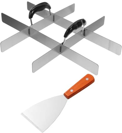 Healifty Marcador de Porciones y Espátula para Tarta Tiramisú y Pizza Herramienta Multifuncional para Repostería y Cocina Familiar