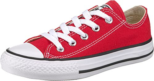 Converse Unisex Kinder Chuck Taylor All Star Ox Sneaker, Rosso, 28 EU