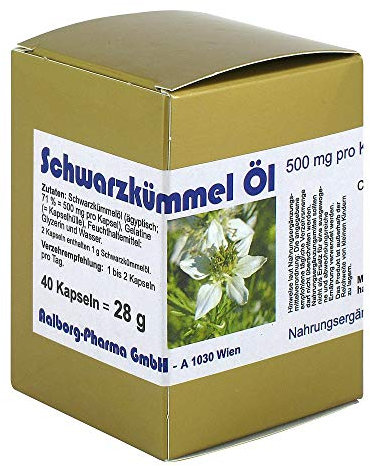 SCHWARZKÜMMELÖL Kapseln 40 St