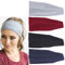 4 Stück Stirnbänder Damen ​Sport Haarbänder Sommerstirnbänder Damen Elastisch Breit Haarreife ​Atmungsakti Stirnband Elastisch für Frauen Yoga Sport Workout Fitness Alltag Makeup