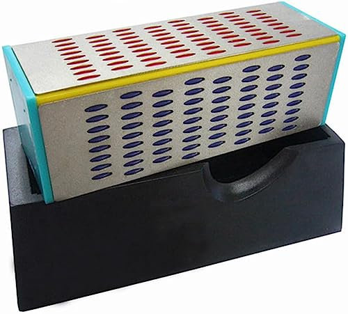 New Diamond Sharpening Block Stone SCCISORS Knives Sharpener Hand Tool