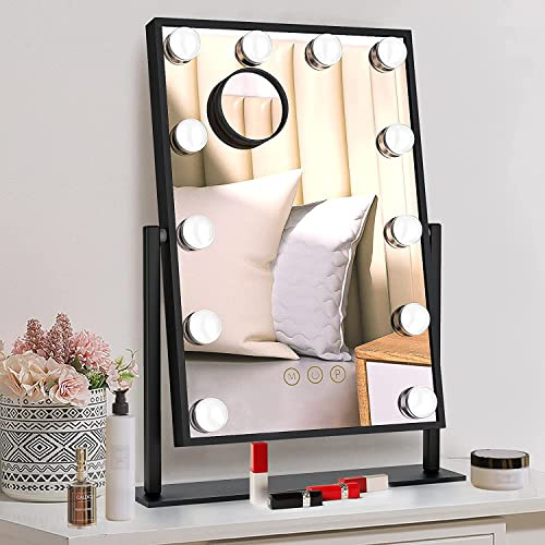 TUREWELL Hollywood - Specchio da trucco con luci