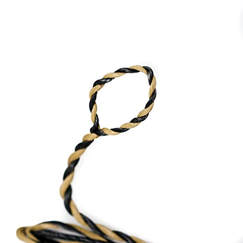 Shatterproof Archery D-97 Recurve Bowstring (Tan/Black, 58 Actual Bowstring Length)