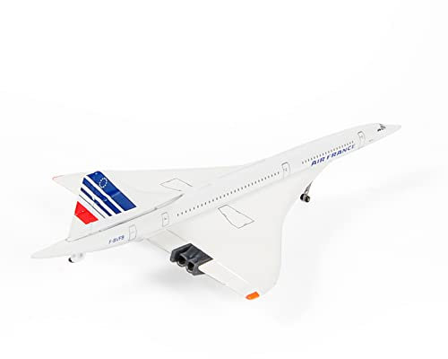1/400 Skala Diecast Flugzeugmodell, Air France 1976-2003 Concorde Flugzeug Modell Miniaturmodelle Sammlung Geschenk