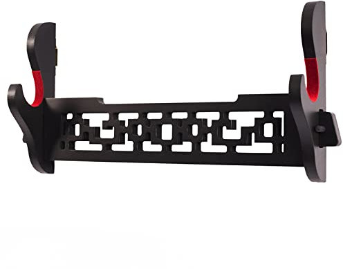 FOXSMZZ 1-Tier Schwert Halter Wandhalterung Samurai Schwert Stand Display Katana Wakizashi Tanto Wandaufhänger Schwert Rack Fünf Schicht