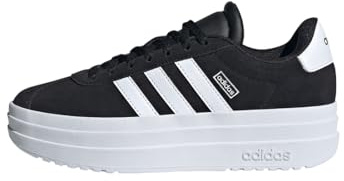 adidas Unisex - Bambini e Ragazzi VL Court Bold Junior Shoes, Core Black/Cloud White/Cloud White, 40 EU